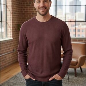 Eddie Bauer Maroon Long Sleeve Shirt